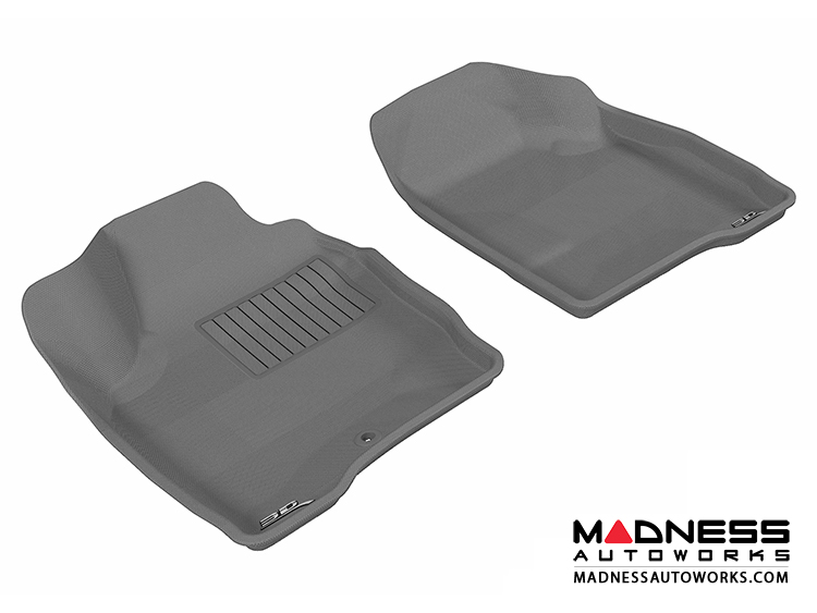 Chevrolet Impala Floor Mats (Set of 2) - Front - Gray by 3D MAXpider (2014-)